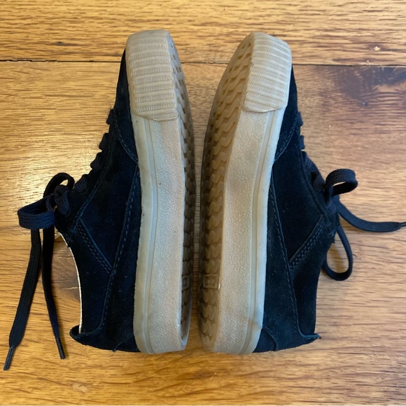 ZARA Girl Thick Sole Suede Low Profile Lace Up Sneaker SZ US 12 - Picture 4 of 10